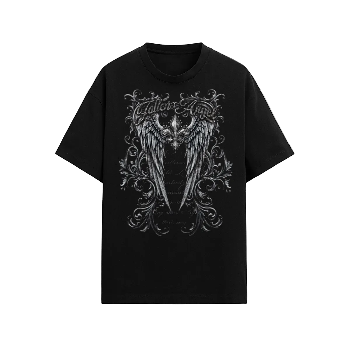 Y2K Angel wings graphic t-shirt