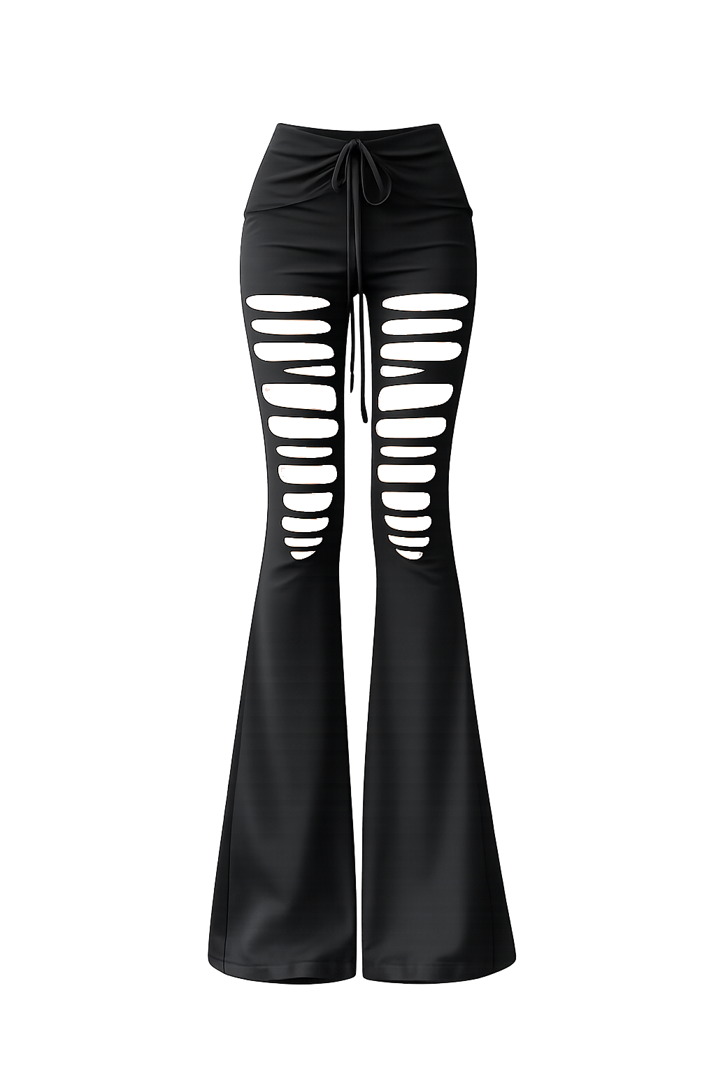 Alternative cut out flared pants