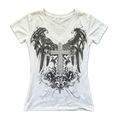 'Winged cross' tee