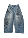 'Swirled' jeans
