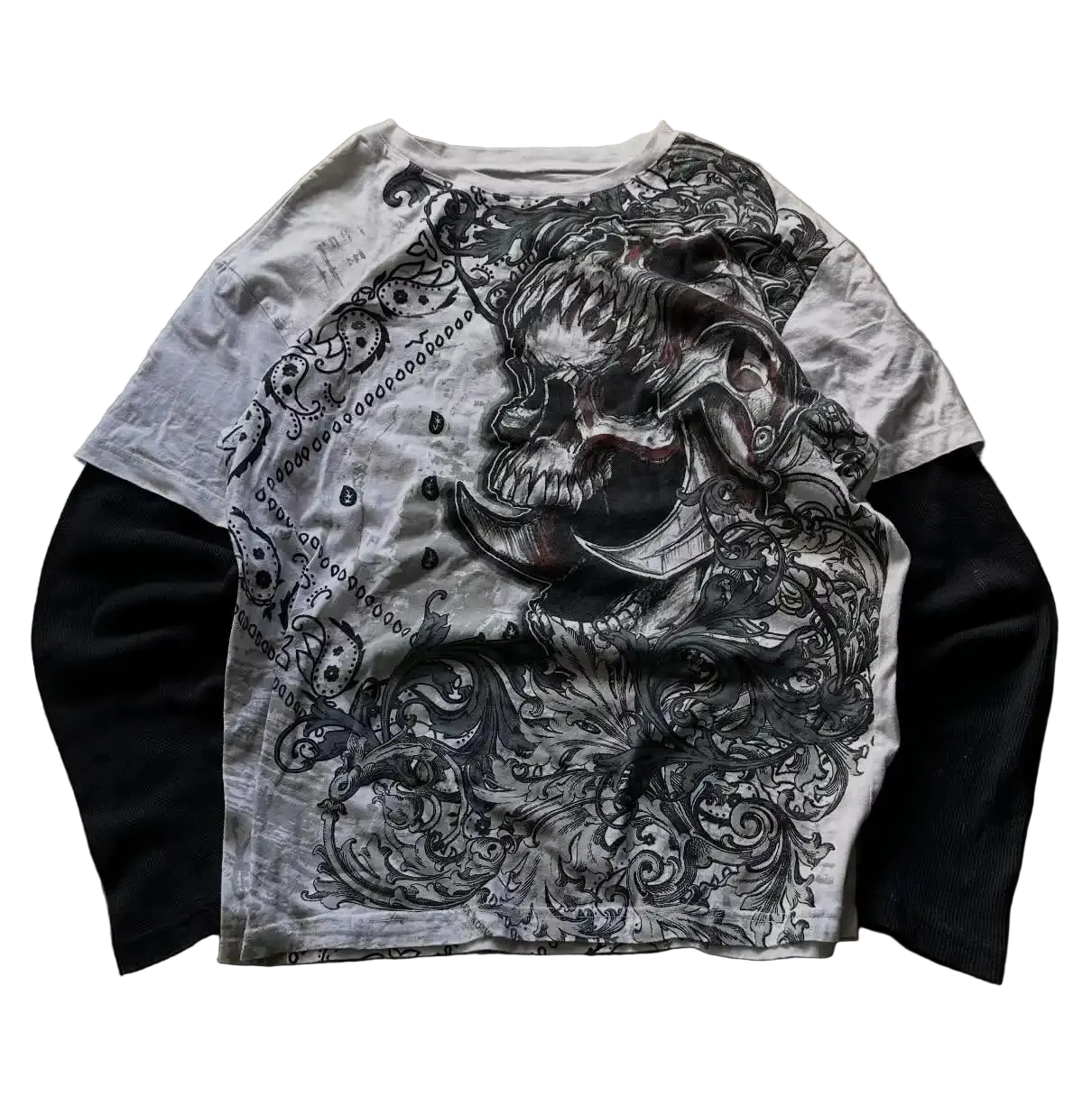 'Skull rage' long sleeve